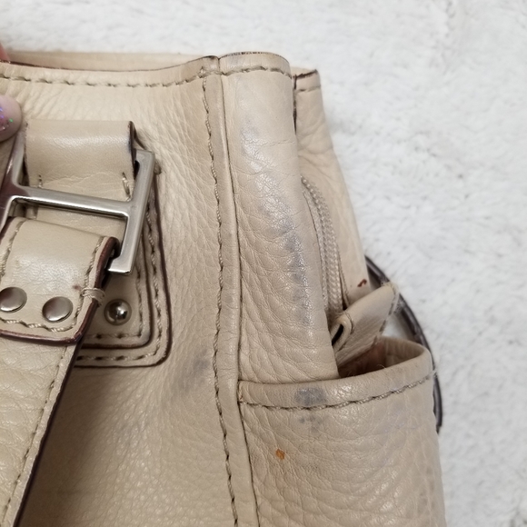 Fossil Cream leather shoulder bag - Picture 8 of 16